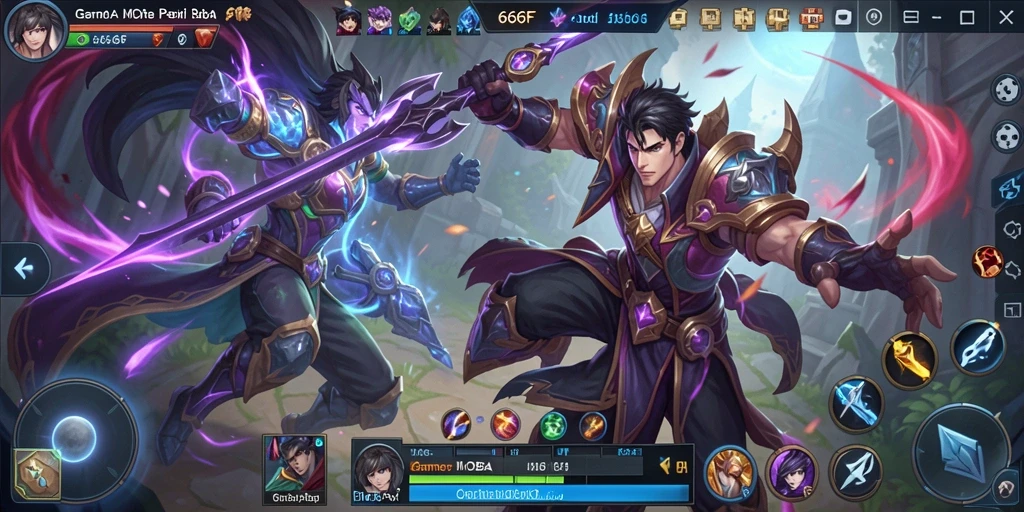 Antusiasme pemain saat mengikuti pertandingan MOBA di 666F.