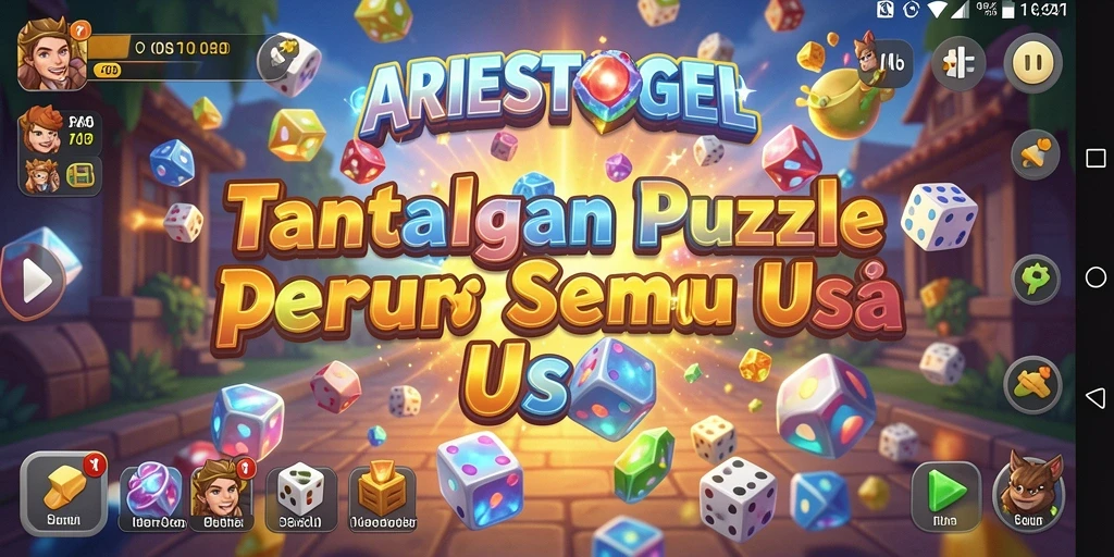 Tampilan gameplay ARIESTOGEL yang penuh tantangan.