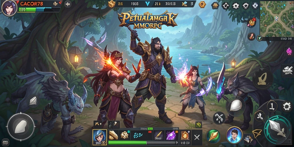 Tampilan epic dari pertarungan dalam <strong>CACOR78</strong> yang menyenangkan.