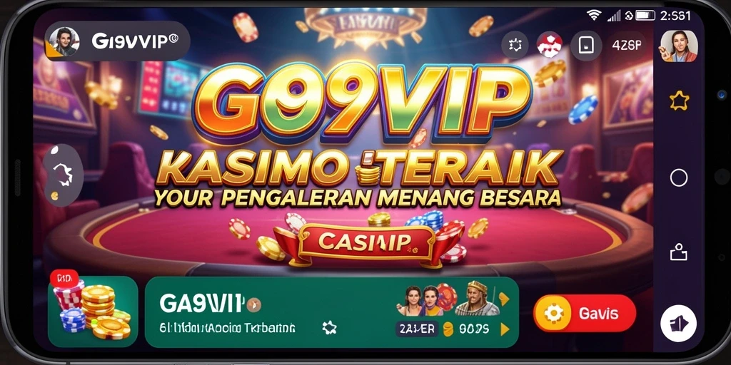 Screenshot G9VIP menampilkan tampilan menarik saat bermain kasino yang mendebarkan.