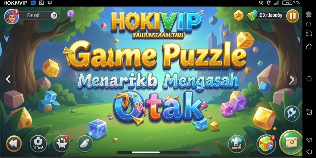 Tampilan gameplay menarik HOKIVIP dengan tantangan puzzle.