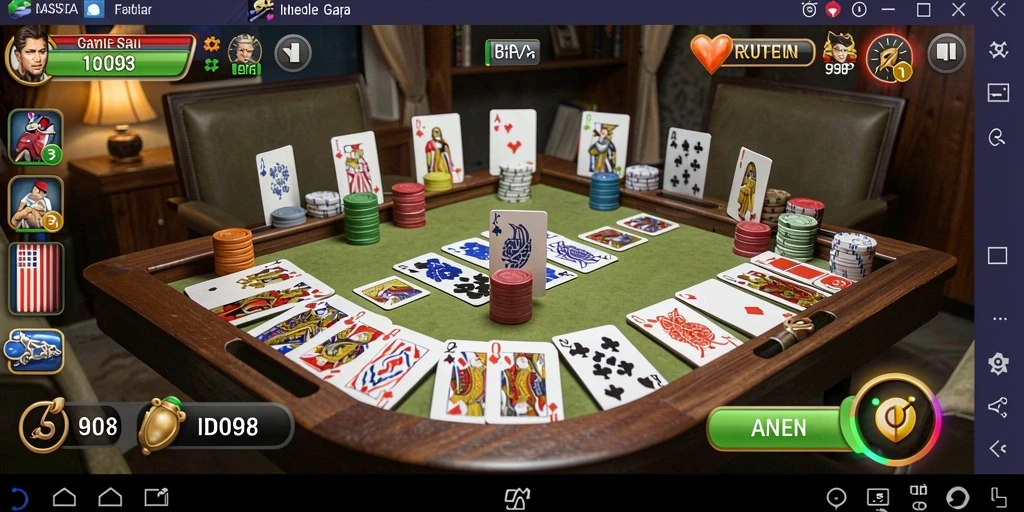 Tampilan gameplay Gaple yang mengasyikkan di ID098.
