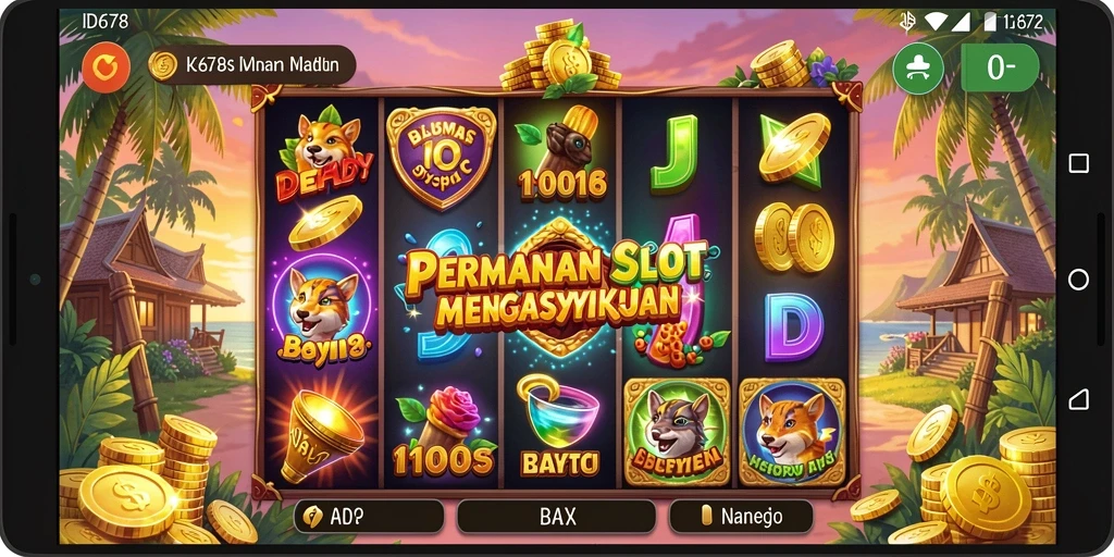 Tangkapan layar ID678 menampilkan aktivitas permainan Slot yang seru.