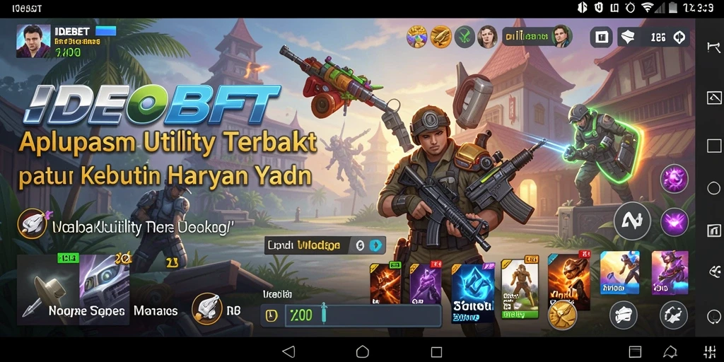 Tampilan antarmuka pengguna IDEBET yang modern dan mudah digunakan.