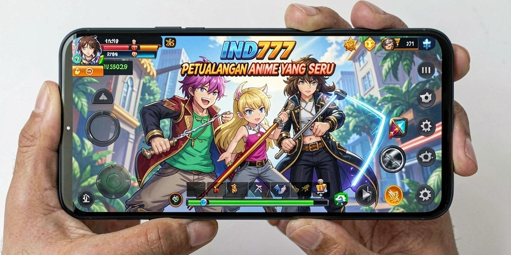 Gameplay seru IND777 dengan karakter anime yang menawan.