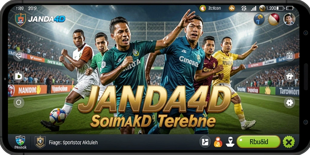 Tampilan gameplay seru dan interaktif di JANDA4D Sportsbook.