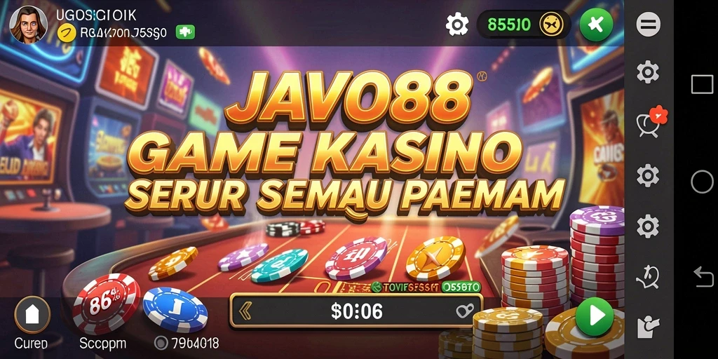 Tampilan gameplay JAVO88 yang seru dan penuh warna.