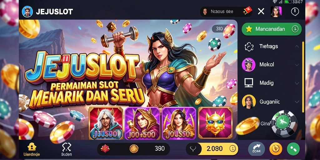 Tampilan menarik dari gameplay JEJUSLOT yang menampilkan slot seru.