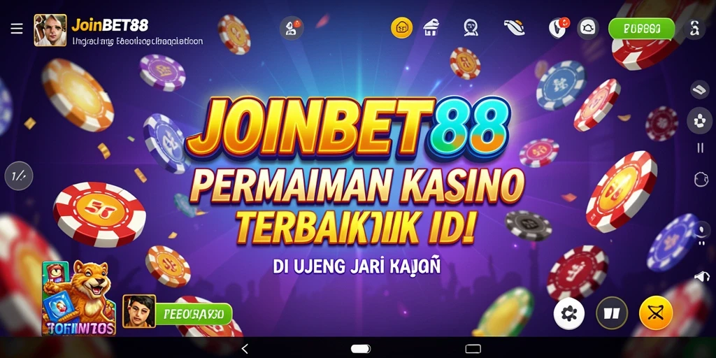 Tampilan gameplay penuh aksi dari JOINBET88 yang menampilkan kasino langsung.