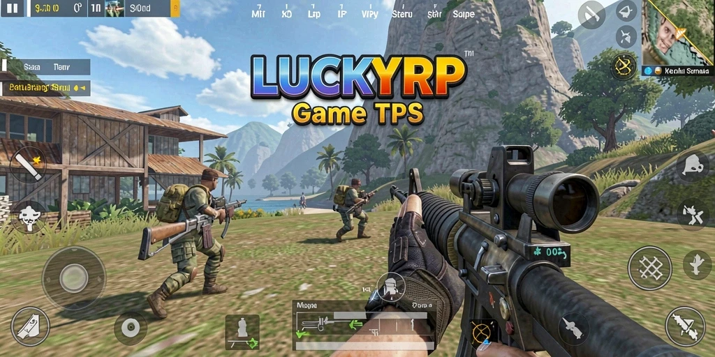 Screenshot menampilkan aksi menegangkan dalam TPS LUCKYRP.