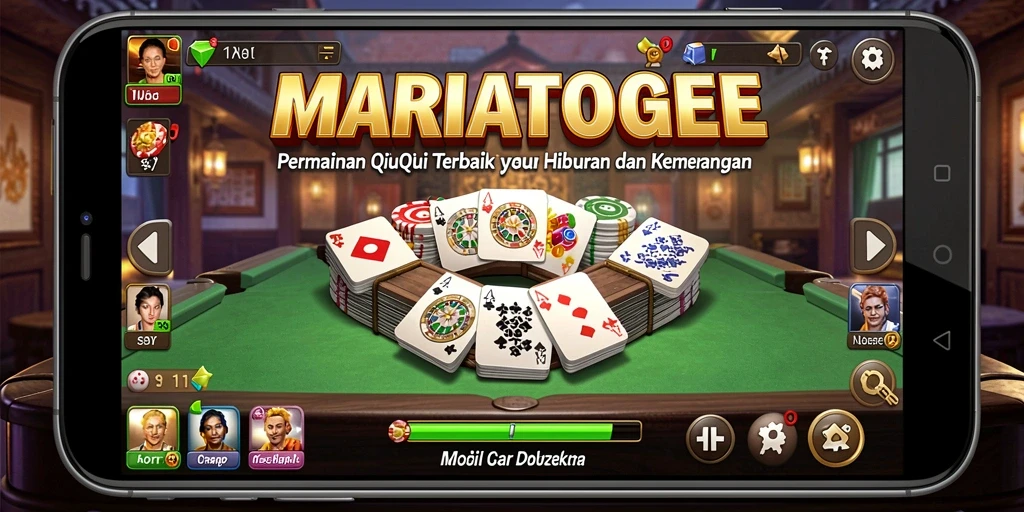 Screenshot gameplay QiuQiu MARIATOGEL yang seru.