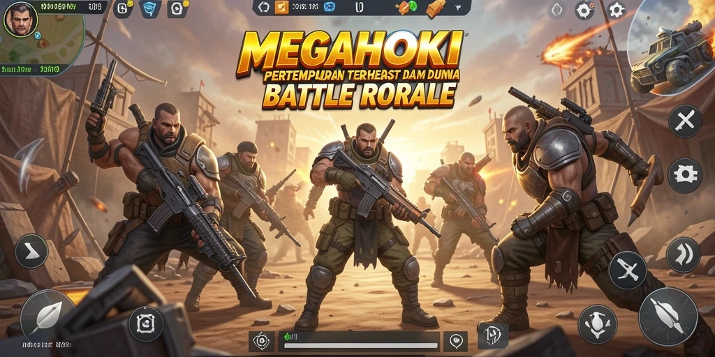 Tampilan gameplay seru dan menegangkan di MEGAHOKI.