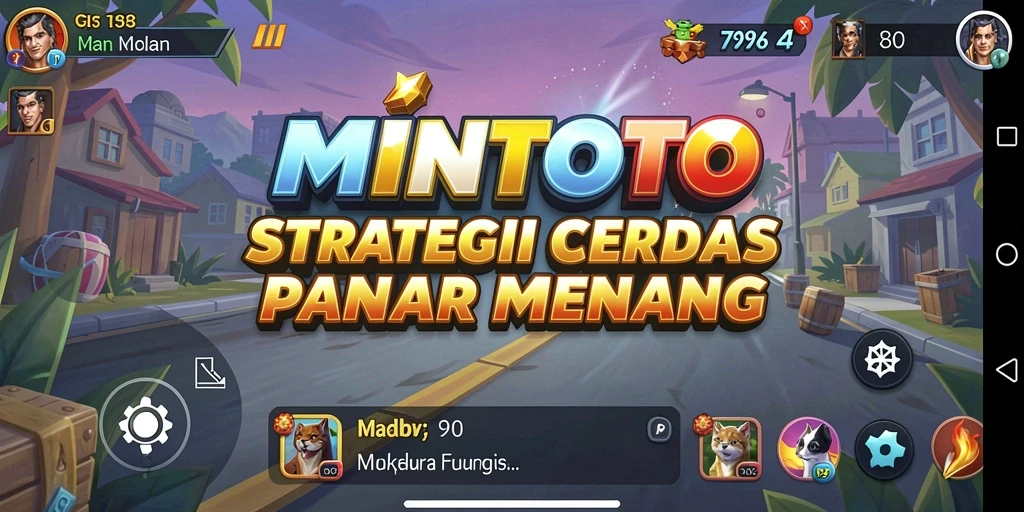 Tampilan gameplay dari MINTOTO yang penuh strategi dan tantangan.