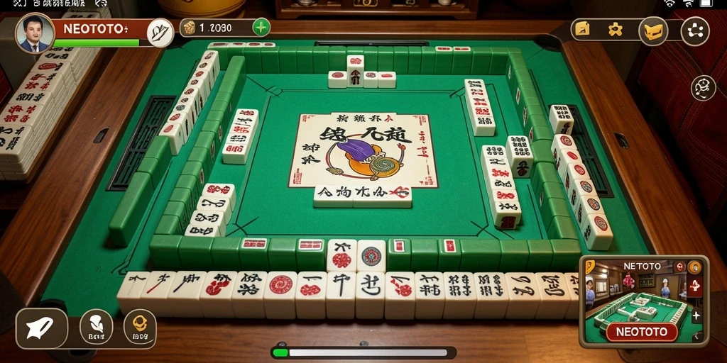 Tampilan gameplay seru dan menantang di NEOTOTO Mahjong.
