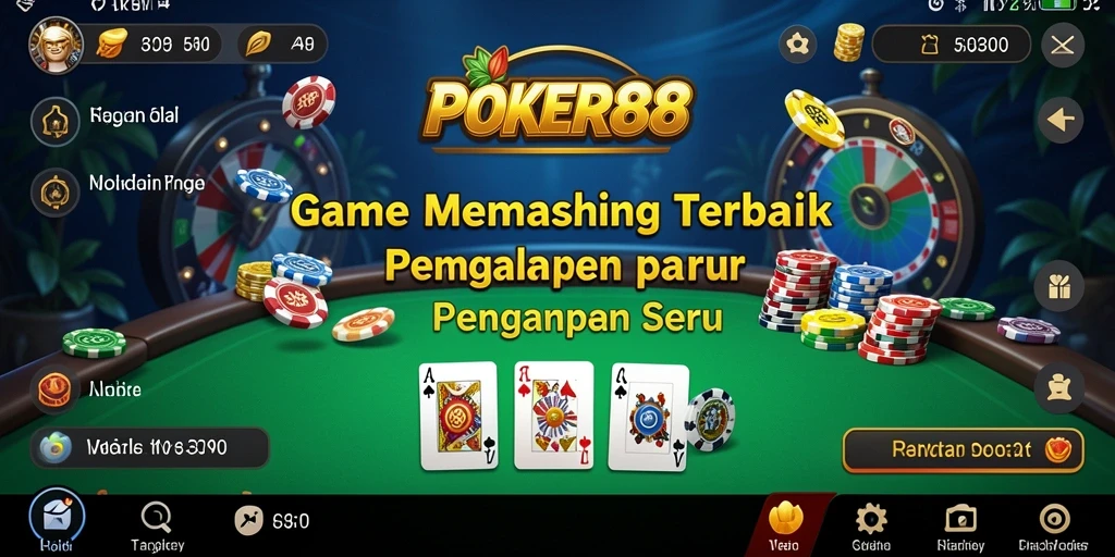 Tampak luar gameplay POKER88 dengan ikan-ikan yang berwarna-warni.