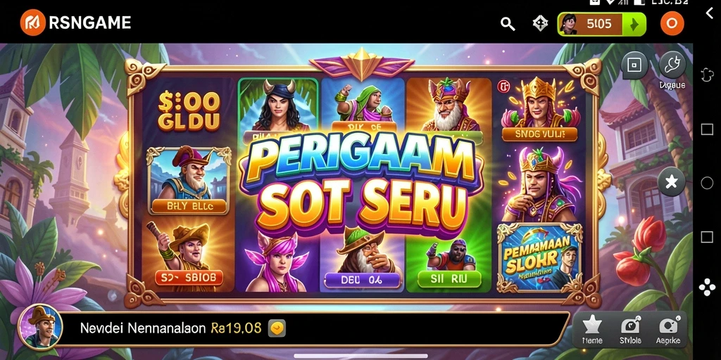 Tampilan gameplay RSNGAME yang mengasyikkan saat memainkan slot.