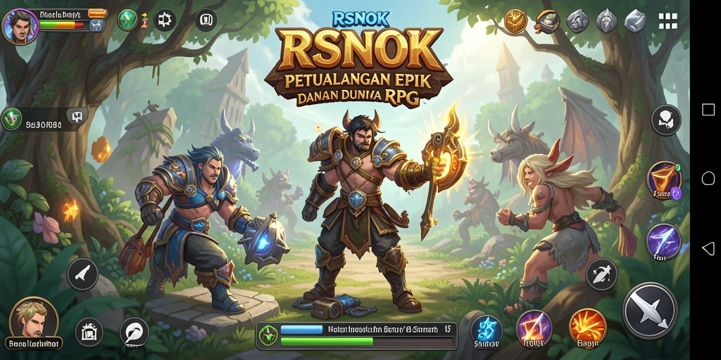 Tampilan gameplay RSNOK yang mendebarkan dan penuh aksi.