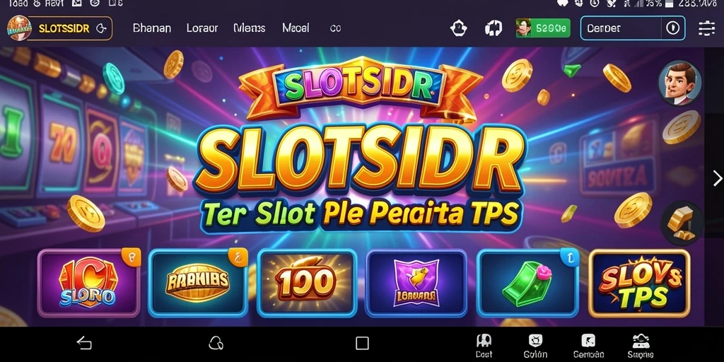 Tampilan gameplay SLOTSIDR yang menawan dan menarik.
