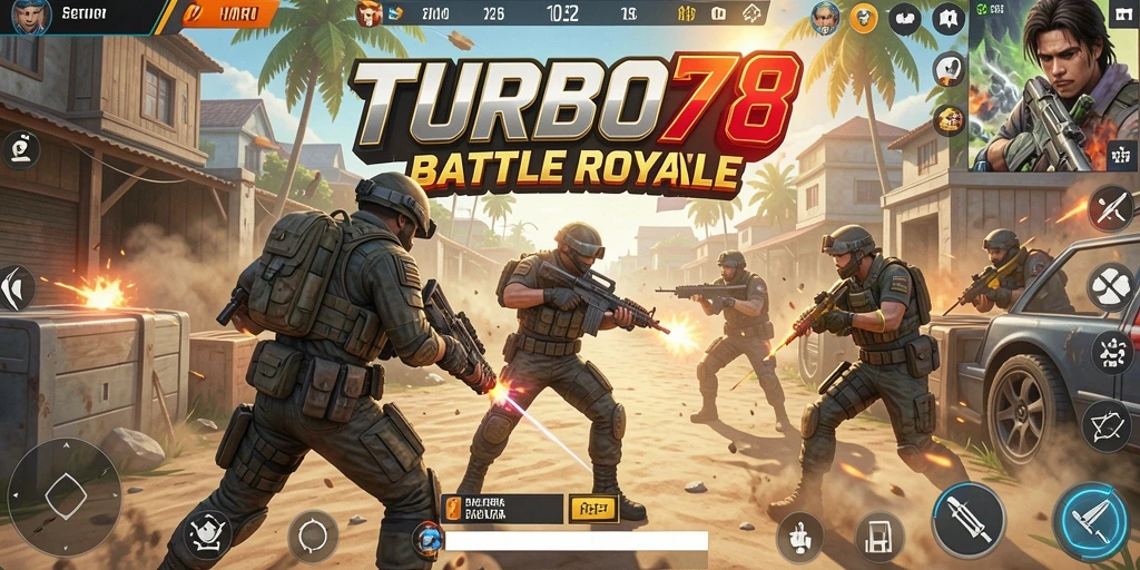 Tampilan menegangkan dari gameplay <strong>TURBO78</strong> yang penuh aksi.