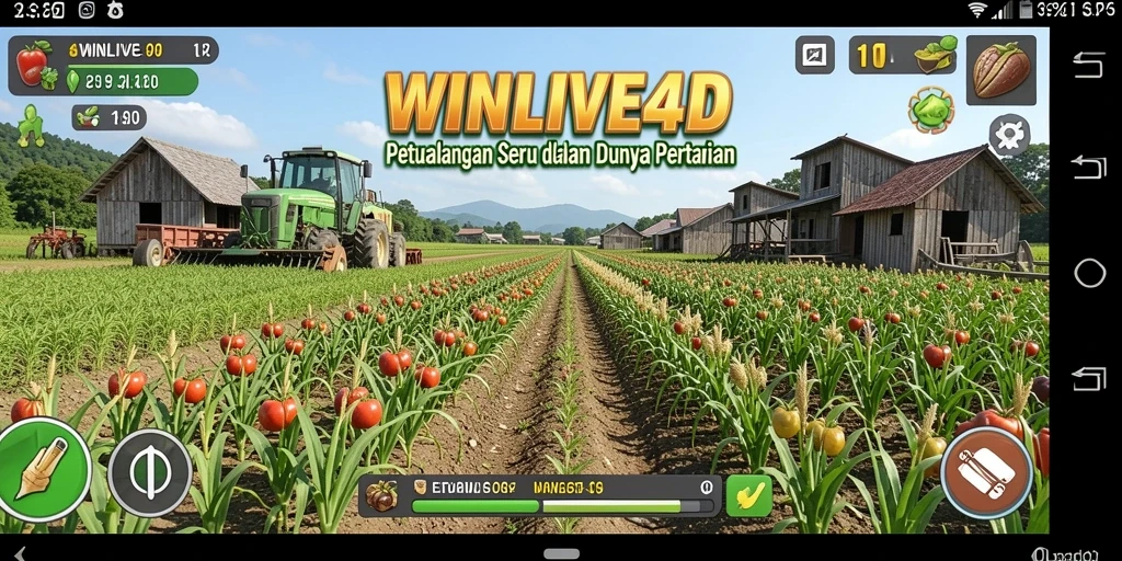 Screenshot gameplay pertanian yang menarik dan interaktif.