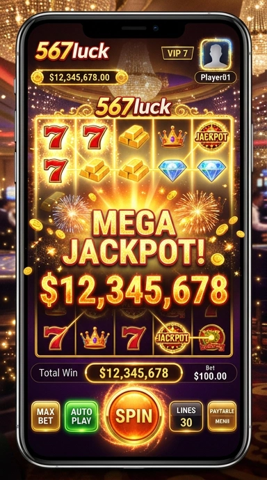 Tampilan aplikasi 567luck yang mudah digunakan dan ramah pengguna.